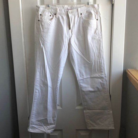 Lucky Brand crop white jeans - Picture 1 of 6